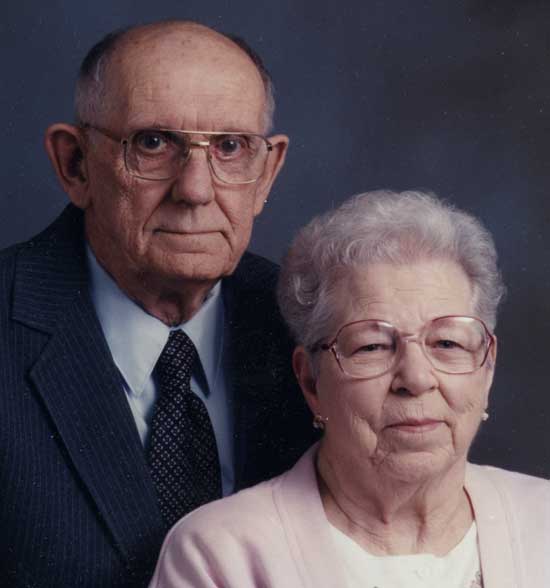 Vern and Ruby Becker in 1999