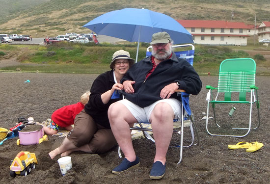 California Beach 2011 - Karen and Butch