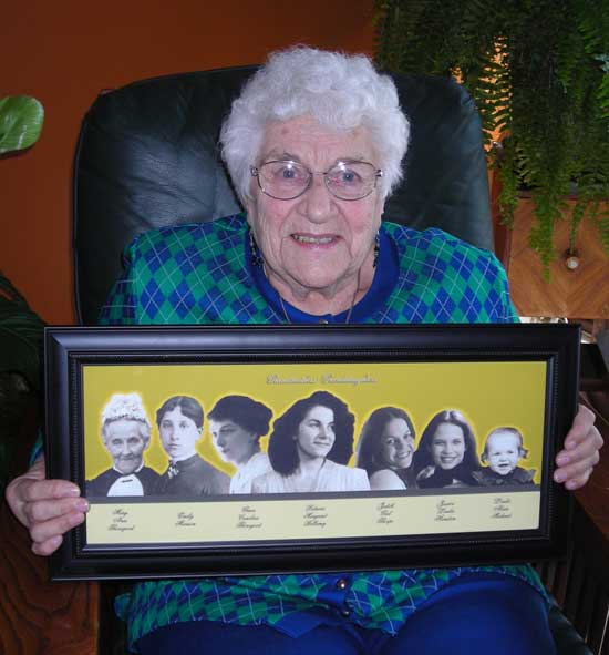 Paddy with Grandmothers' Granddaughters