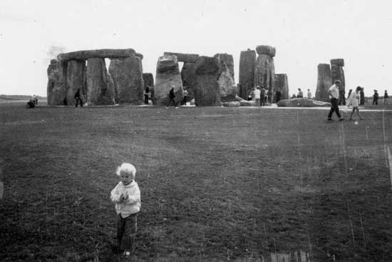 Lance at Stonehenge