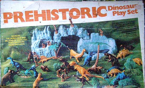 Prehistoric Dinosaur Playset