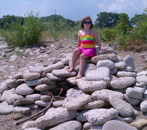 Rachel At Lake Michigan