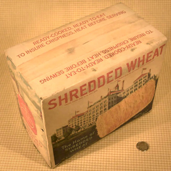 A Typical Shredded Wheat Box